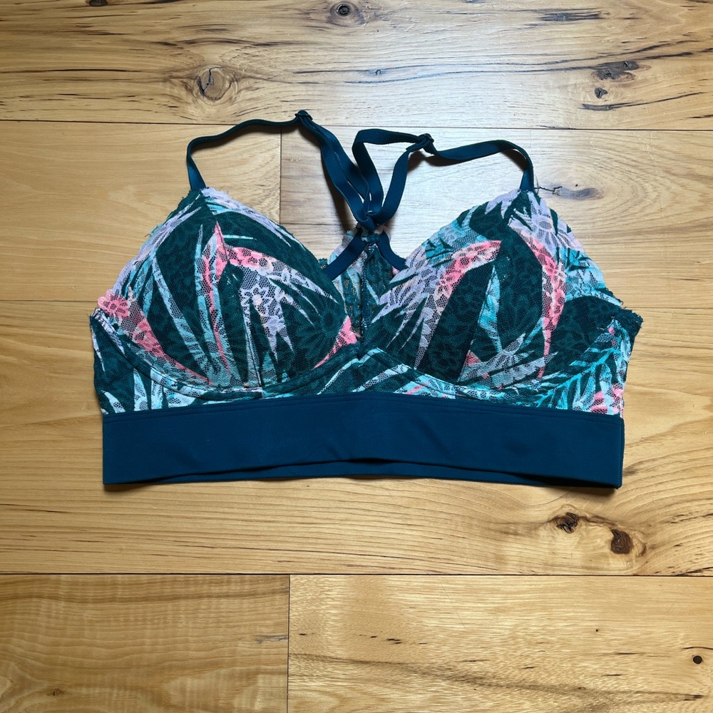 Floral Print Women's Bralette from Pink